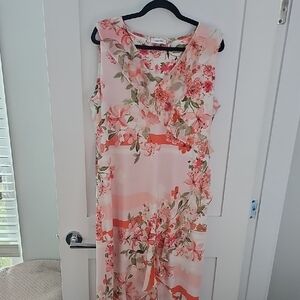 Calvin Klein Floral Maxi Dress - Size XL